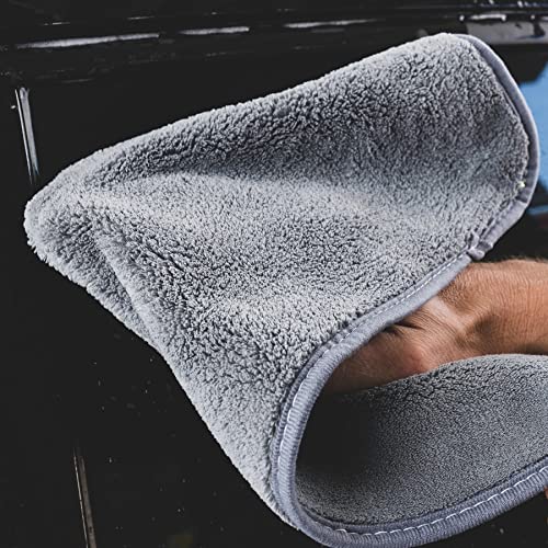POLISHX Sensitive Microfibre Cleaning Cloth - 40x40cm Grey, 570gsm