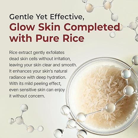 Exfoliant Rice Ampoule - Pore Minimizer & Blackhead Remover with Niacinamide, PHA & Salicylic Acid | Brightening Serum for Oily Skin