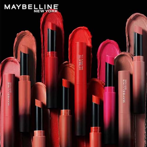 Maybelline New York Lipstick - Color Sensational Ultimattes 799 More Taupe - Matte Finish With Jojoba Oil