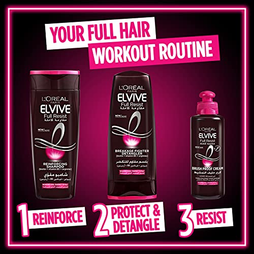 L’Oréal Paris Elvive Full Resist Shampoo for Lasting Volume & Shine, 200 ml