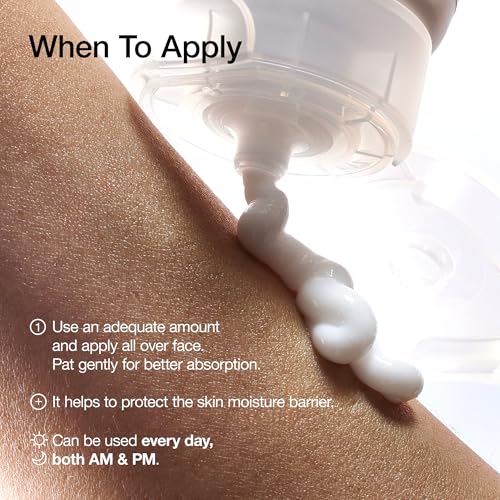 ANUA 3 Ceramide Moisture Barrier Cream, Hydrating Face Moisturizer, Skin Barrier Support, Normal Skin, 100ml