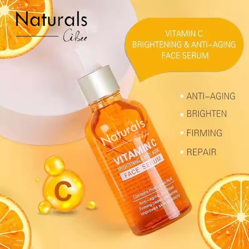 Naturals Vitamin C Serum for Face | Anti-Aging & Brightening with Hyaluronic Acid | 30ml