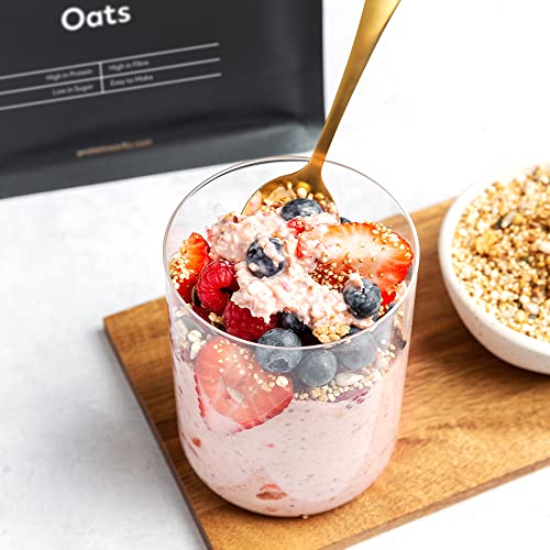 Protein Works Summer Berries Overnight Oats | High Protein Breakfast | 500g