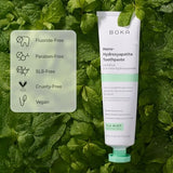 Boka Natural Fluoride-Free Toothpaste - Ela Mint 4oz
