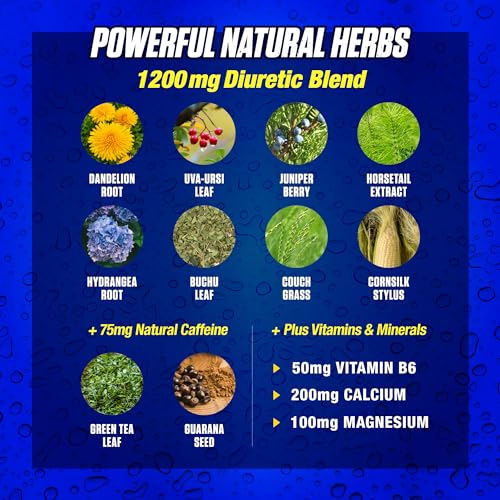 MHP Xpel Strength Herbal Diuretic - 80 Capsules for Rapid Water Loss