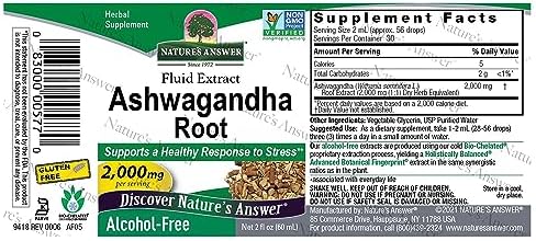 Nature's Answer Ashwagandha Root Extract - 2 oz