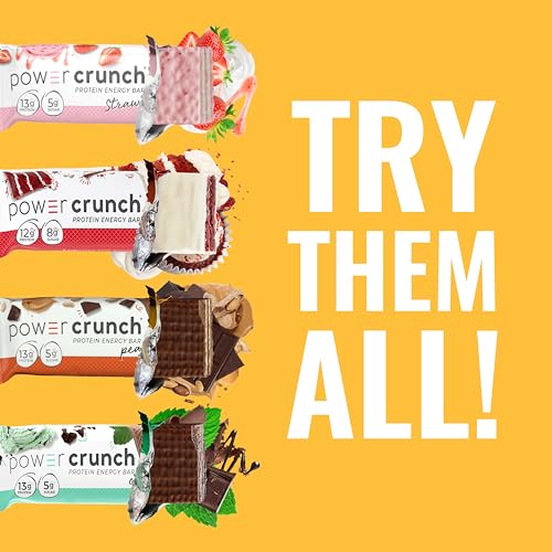 Power Crunch Protein Wafer Bars, Red Velvet, 1.4 Ounce (12 Count)