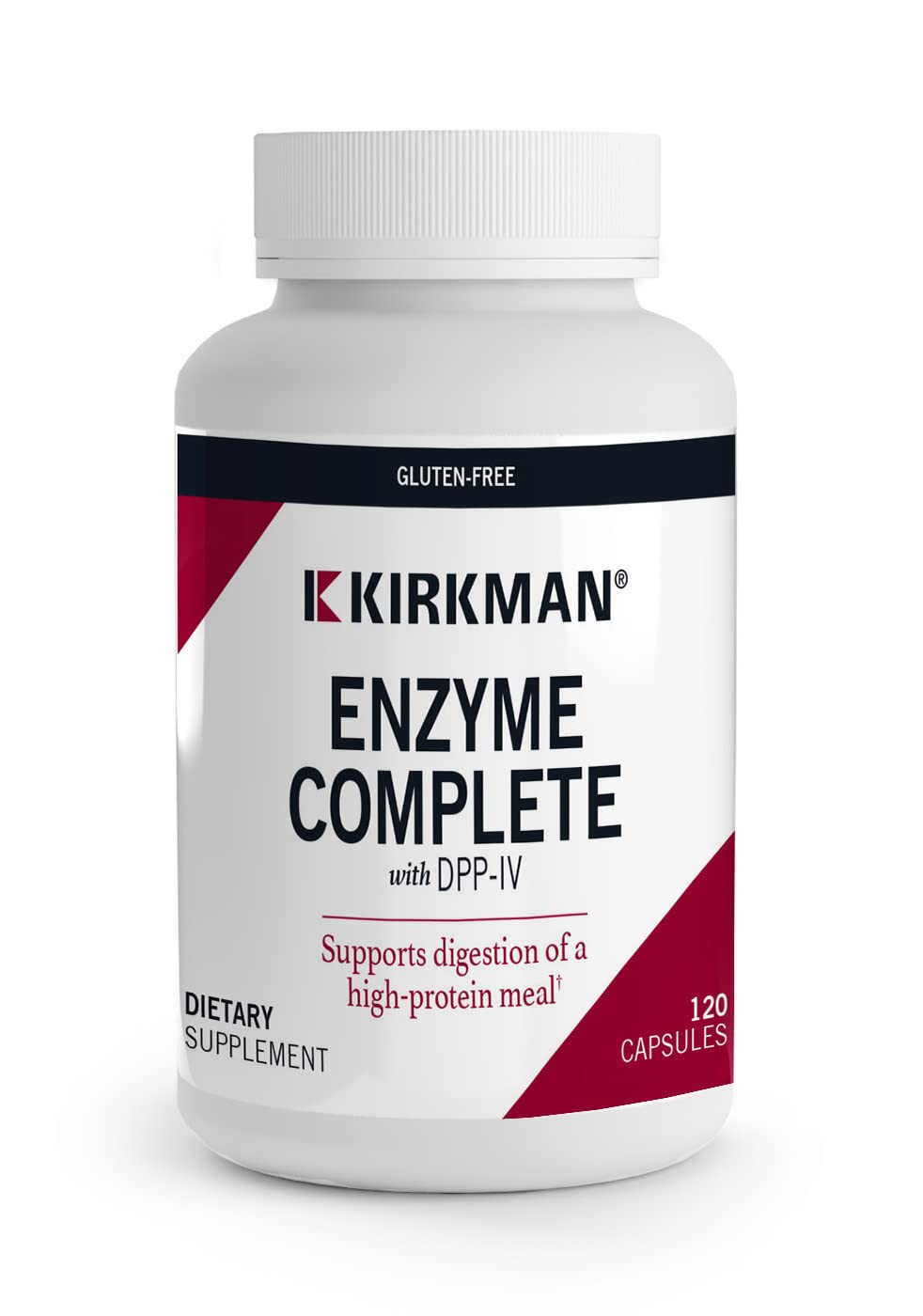 Kirkman كيركمان إنزايم-كومبليت / DPP-IV، 120 كبسولة نباتية - إنزيمات ...