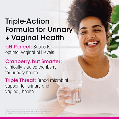 vH Essentials Probiotics for Women with Prebiotics, Cranberry & Vitamin C - 60 Capsules | Gut & Feminine Health Support