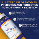 EAT Anything Rx Digestive Enzymes: Fructose & Lactose Malabsorption Support
