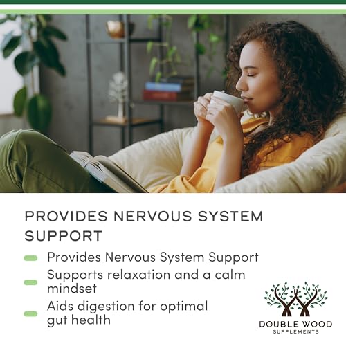 Organic Lemon Balm Tincture Drops 590mg - Fast-Absorbing for Calm & Relaxation | 2FL OZ by Double Wood Supplements