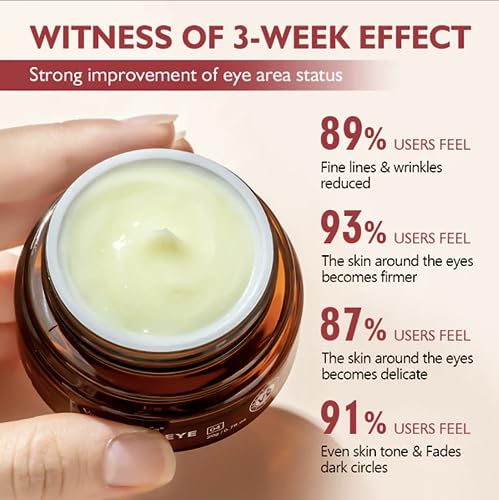 Vibrant Glamour Retinol Eye Cream: Reduce Dark Circles & Fine Lines