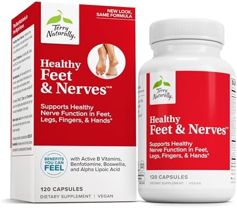 Terry Naturally Healthy Feet & Nerves - 120 Capsules | Nerve Support