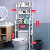 3-Tier Over-the-Toilet Storage Rack - Bathroom Space Saver Shelf Organizer