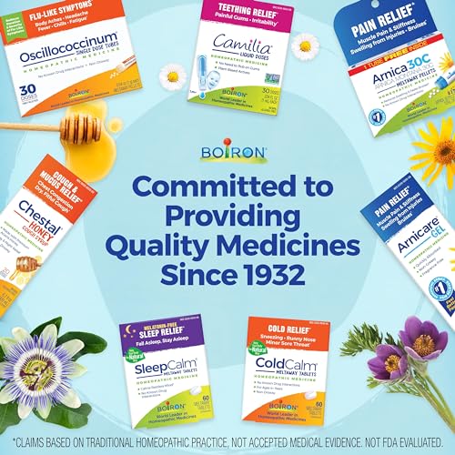 Boiron StressCalm Stress Relief Capsules - 60 Count Natural Calming Supplement