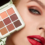 KIKO Milano Green Me Eyeshadow Palette - 9 Multi-Finish Shades