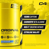Cellucor C4 Original Explosive Pre-Workout Powder - Icy Blue Razz Flavor - 13.8 oz (390g)