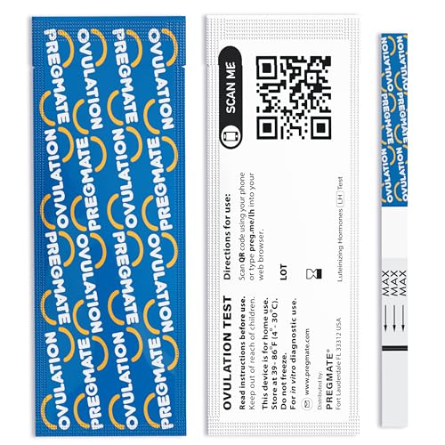 PREGMATE 30-Count Ovulation LH Test Strips Predictor Kit
