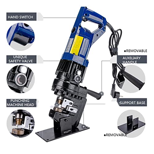 MHP-20 Portable Electric Hydraulic Punching Machine - Stainless Steel Hole Opener & Drilling Tool