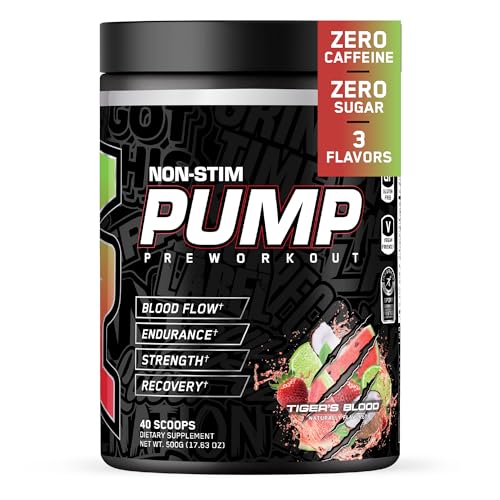 All Black Everything Zero Stim Pre-Workout Powder - 40 Servings | Tiger's Blood