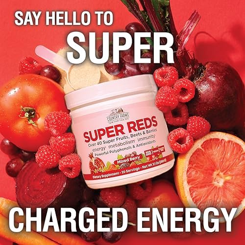 Country Farms, Super Reds, Mixed Berry, 7.1 oz (200 g)