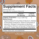 MaryRuth Organics USDA Mushroom Complex Drops - Immune & Cognitive Support | Vegan, Alcohol-Free | 1 oz (30 Servings)