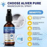 Pure Magnesium Oil Topical Spray for Sleep & Anxiety Relief (2.02 fl oz)