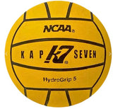 NCAA Approved KAP K7 SEVEN KAP7 Size 5 HydroGrip Water Polo Ball, Yellow