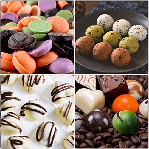 Palksky Semi Sphere Small Round Silicone Mold for Ganache, Jelly, Caramels, Cookies & Pet Treats Baking - 140 Cavity