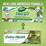 Dabur Herb'l Natural Toothpaste with Neem for Gum Care (150g)