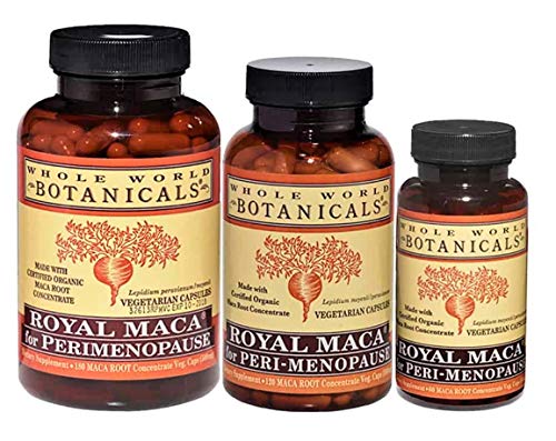 Whole World Botanicals Royal Maca for Peri-Menopause 60 Count - Hormonal Balance Support