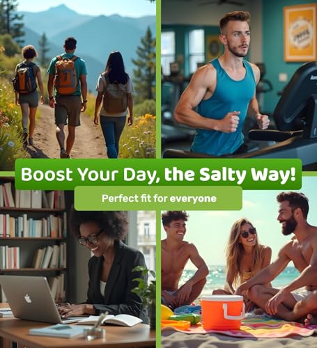Ultra Lyte SaltyBoost Drink Mix - Salty Citrus Electrolytes Powder - 12 Sachets