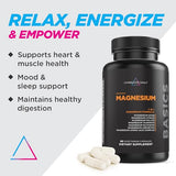 Livingood Daily Magnesium 300mg - Complex with 5 Forms + Chicory Root Inulin - High Bioavailability Formula