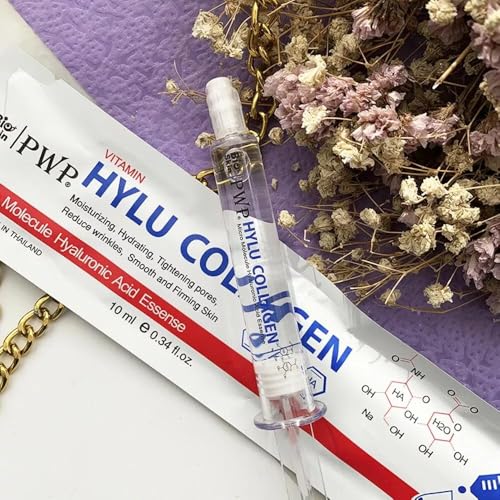 PWP Hylu Collagen Vitamin Serum - Thai Anti-Aging Face Serum with Hyaluronic Acid, Collagen, Niacinamide, Arbutin - Brightening & Hydrating for All Skin Types