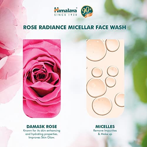 Himalaya Rose Radiance Micellar Water | Cleansing & Fading Illusions | Deep Hydration