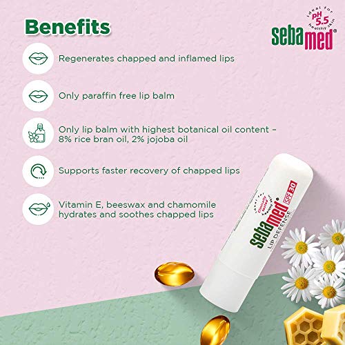 Sebamed Lip Defense SPF 30 - Dry Lip Balm with Vitamin E