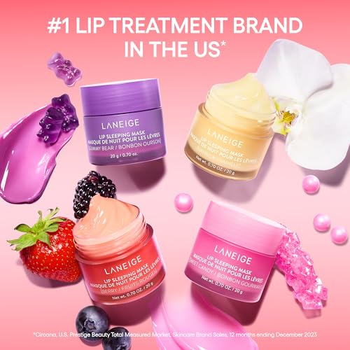 LANEIGE Mini Lip Glowy Balm Set: Travel-Sized Lip Balms