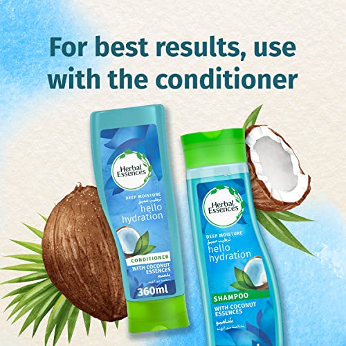 Herbal Essences Hello Hydration Moisturizing Shampoo with Coconut Essences - 400ml
