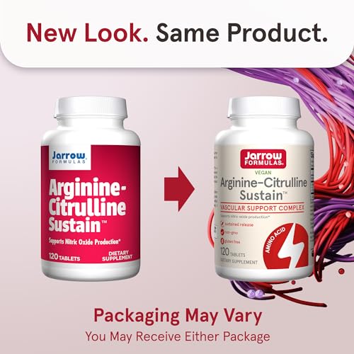 Jarrow Formulas Arginine-Citrulline Sustain - Enhanced Performance & Endurance