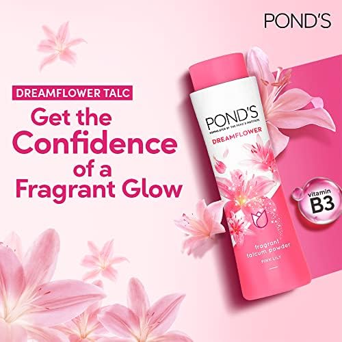 Pond's Dream Flower Talc - Pink Lily - 400g