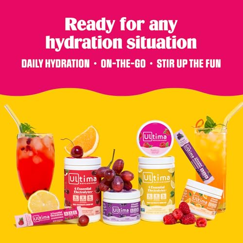Ultima Replenisher Electrolyte Powder - Sugar Free Watermelon (90 Servings) - Keto & Vegan Friendly