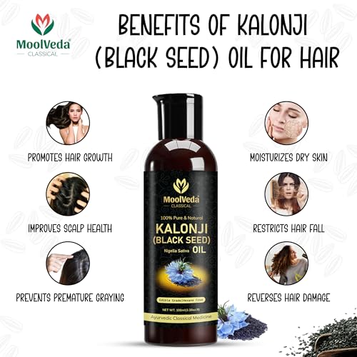 Premium Cold Pressed Kalonji Oil - Virgin Grade Black Seed Oil - 100ml