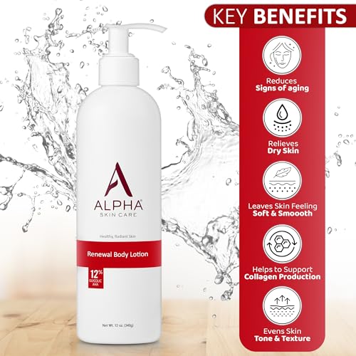 Alpha Skin Care Anti-Aging Body Lotion - Reduces Wrinkles 12oz