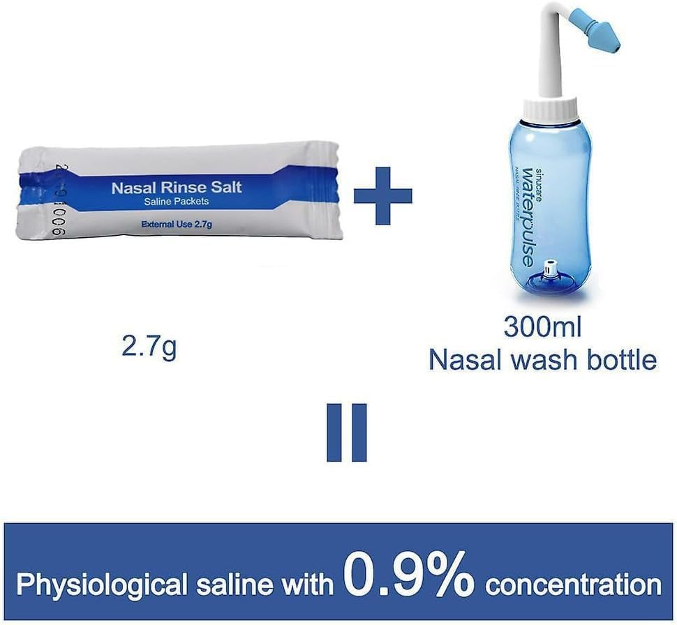 Nose Cleaner Salt Packets - Allergic Rhinitis Relief (60x 2.7g)