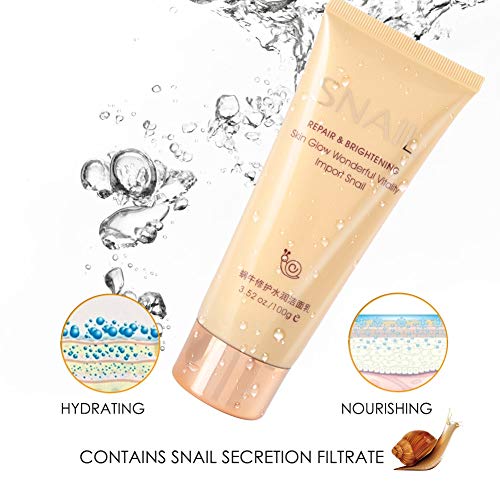 Snail Repair Moist Facial Cleanser - Deep Cleansing & Nourishing for Dry Skin