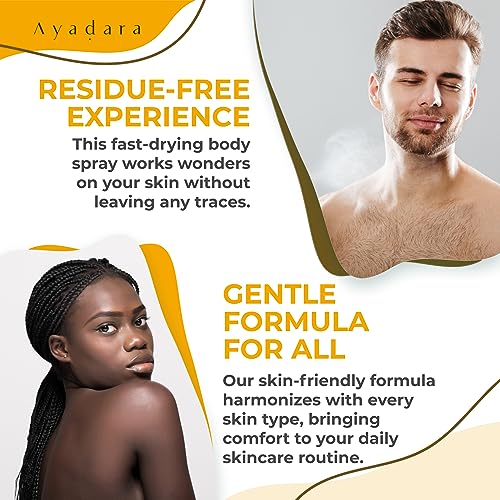 Acne Treatment Body Spray with Salicylic Acid for Back & Chest Acne, 3 Pack, Hormonal & Bacne Relief for Teens & Adults