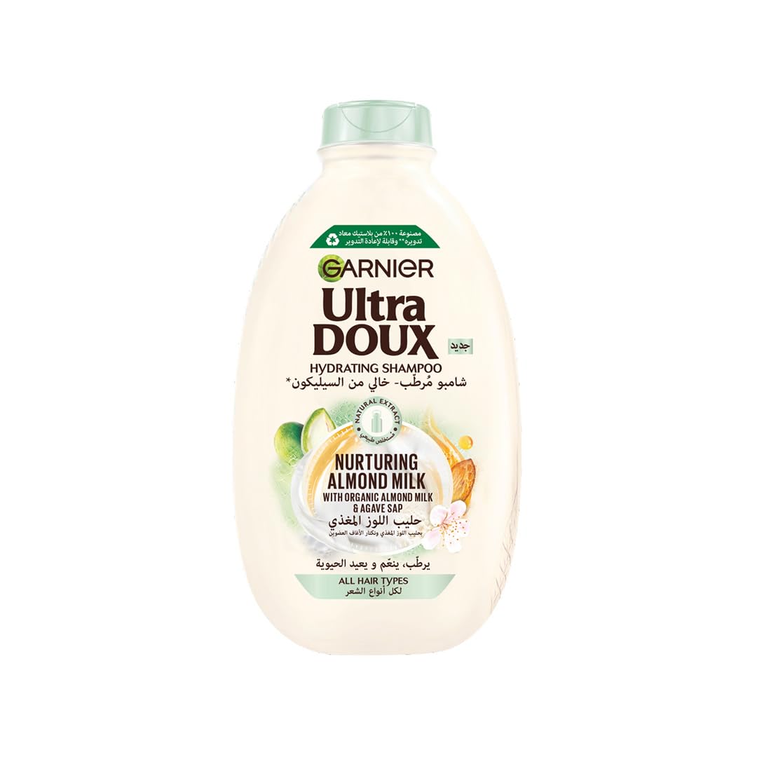 Garnier Ultra Doux Almond Milk Hydrating Shampoo - 400ml