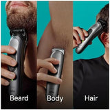 Braun MGK7420 Series 7 10-in-1 Multi-Grooming Kit - Metal Blades, Long Battery Life