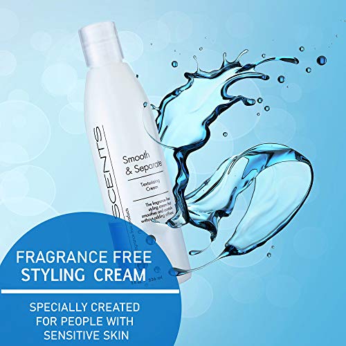 Nonscents Smooth & Separate Fragrance-Free Texturizing Cream – Curl Defining Thermal Protector