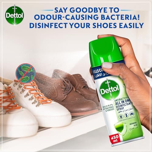 Dettol All-in-One Disinfectant Spray (3-Pack, Morning Dew)
